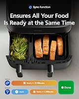 Philips Airfryer 3000 Series Dual Basket 6L 3L Digital Touchscreen view 6