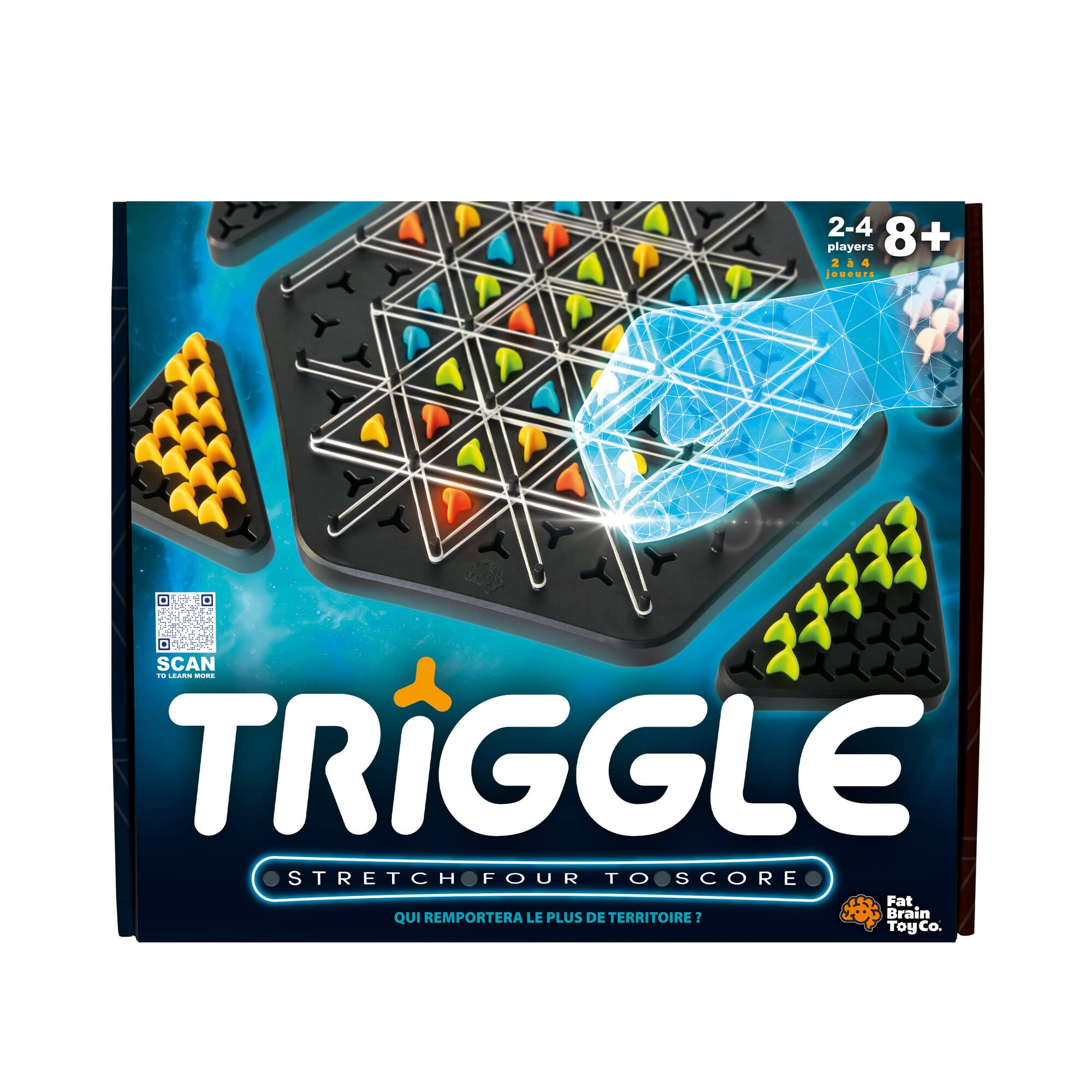 Fat Brain Triggle, Kids Strategy Game, Educational Brain Teaser & Puzzle, Suitable For Boys & Girls Aged 8 Years Or Above