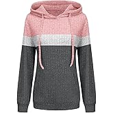 STOLKISS Women’s Casual Hoodies Shirts Long Sleeve Lightweight Fall Pullover Tops Solid Velvet Loose Sweatshirt with Pockets