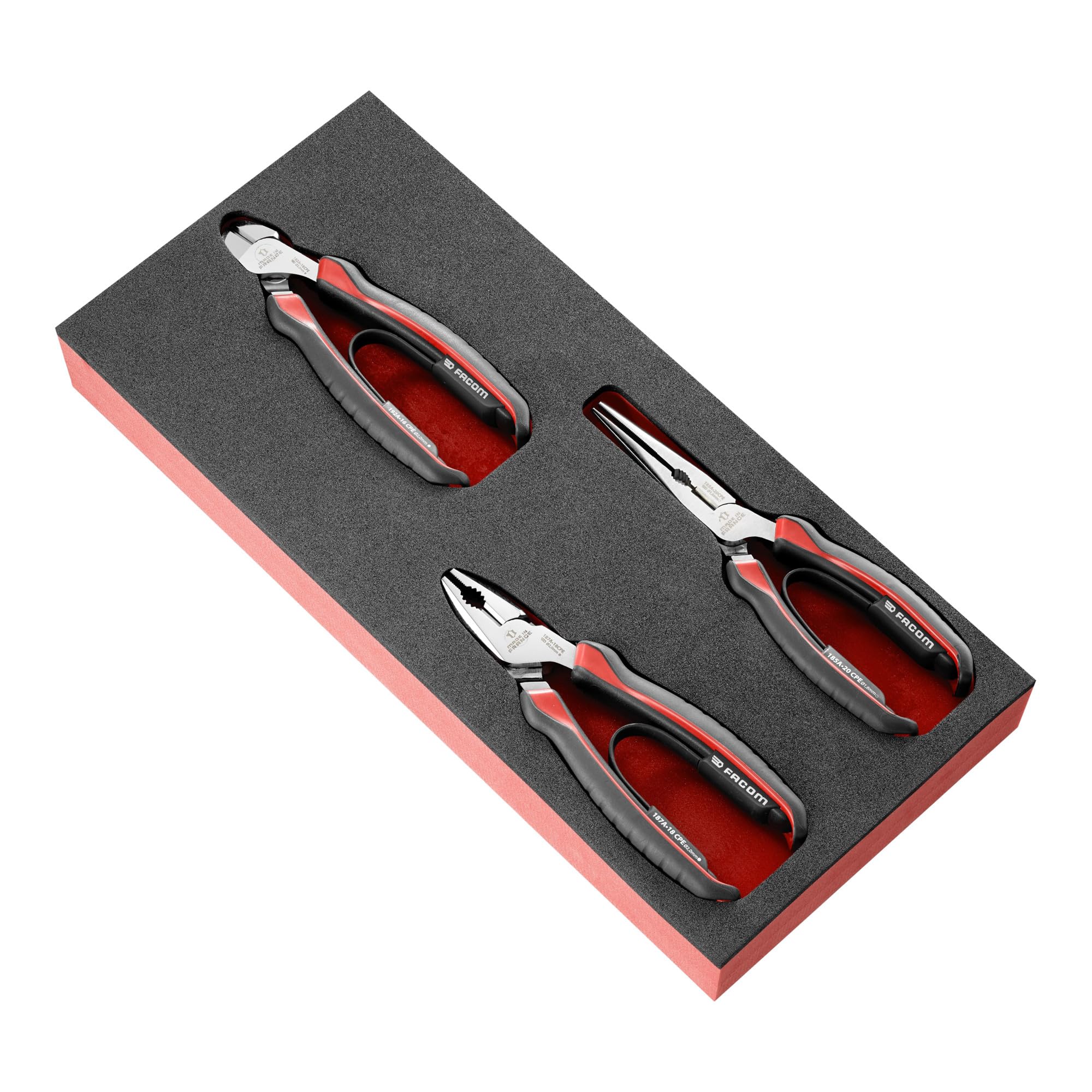 Facom MODM. cpea0 Foam Tool Pliers Module, Multi-Coloured