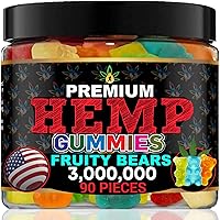 Healthergize Hemp Gummies-Great For Sleep, Joints, Relax, Calm, Muscles, Discomfort, Skin-Hemp Gummy Bears Peace And Relaxati