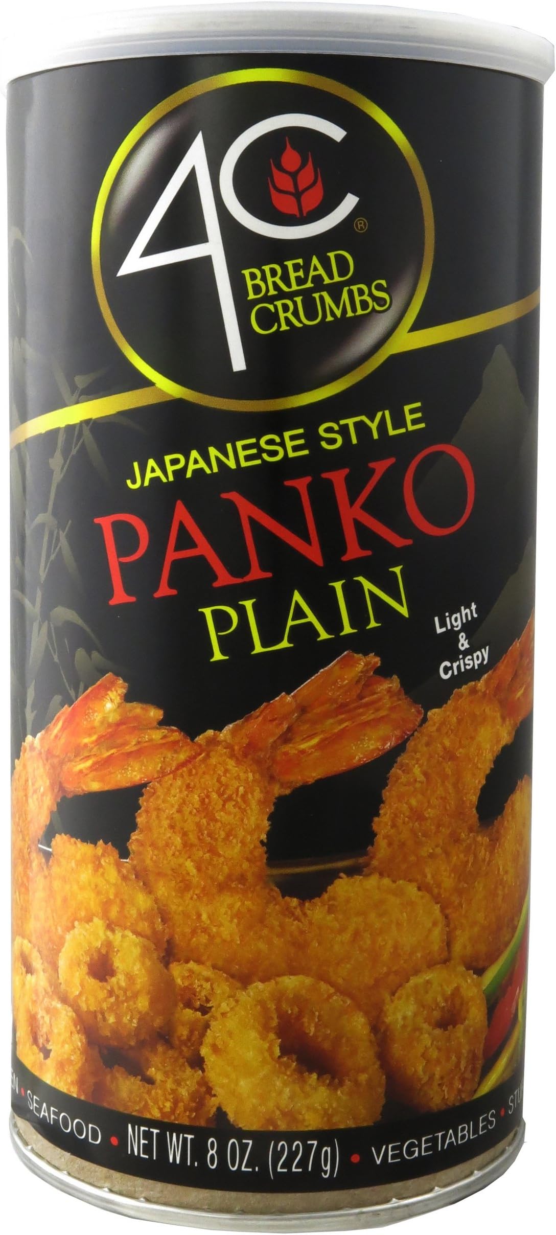 4C Japanese Style Panko Bread Crumbs 8oz Choice of 3 Flavors (Plain Panko Bread Crumbs)