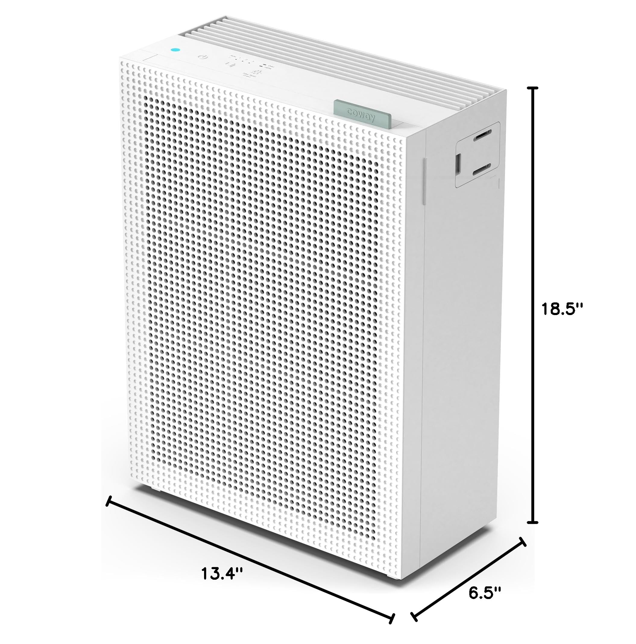COWAY Air Purifiers for Home Bedroom up to 1,035ft² with Washable Filter, True HEPA Filter for Smoke, Pollen, Dander, Smell Air Purifier with Air Quality Monitor, Auto Mode, 3yr Warranty, 150, White