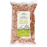 La Nogalera Organic - USDA and CCOF Certified Organic Shelled Pecan Halves in 2 pound bag. Pecan nut halves, NO SHELL, Non-GM