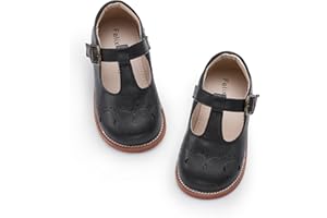 Felix & Flora Toddler Girl Mary Jane Dress Shoes - School Oxford Flats for Girl Party Shoes.