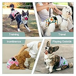 Grecle Washable Female Dog Diapers - Premium