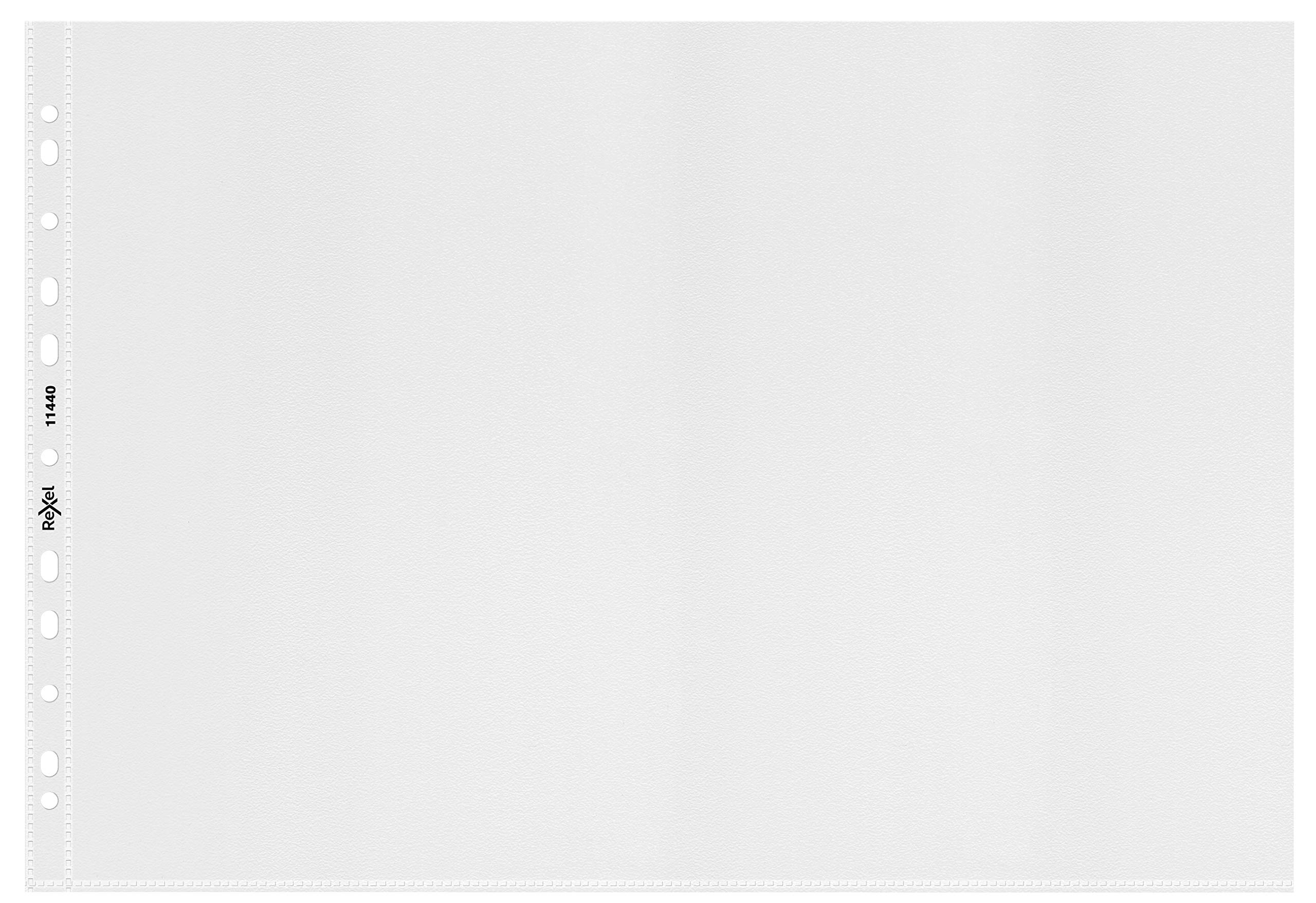 Rexel Nyrex A3 Plastic Punched Wallets Top Opening, Pack of 10