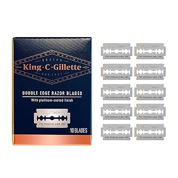 manscaped 10 replacement blades for the plow safety razor blade refill