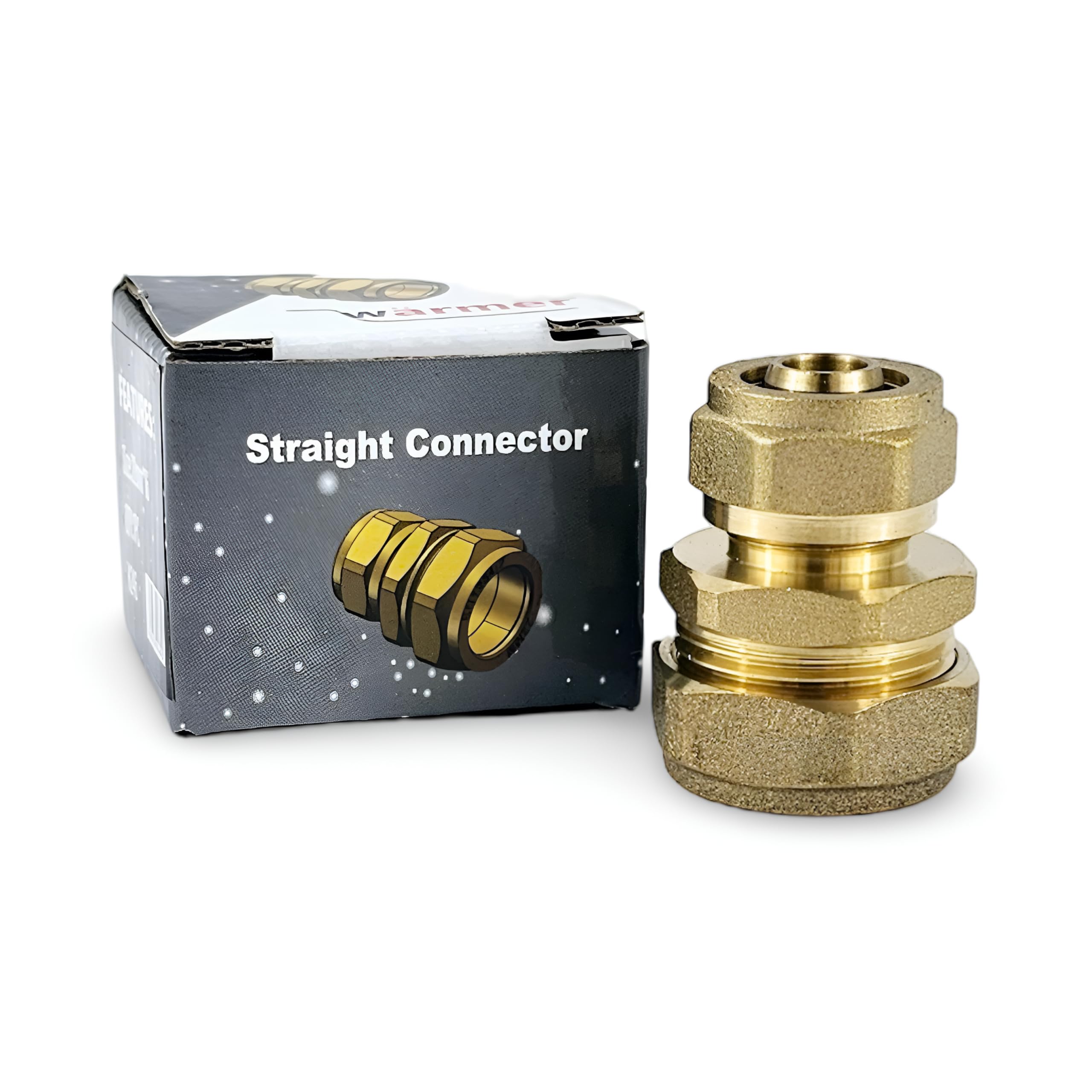 Adapter Reducer for Plastic Pipe to Copper Pipe (16mm Plastic x 22mm Copper)