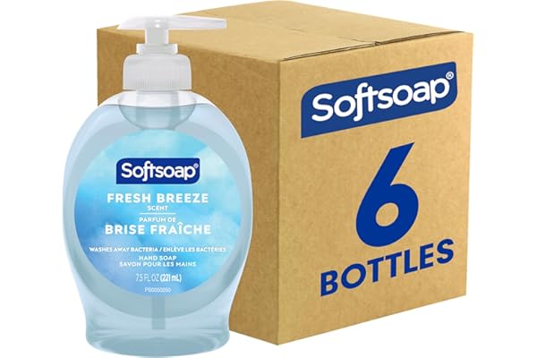 Softsoap Liquid Hand Soap, Fresh Breeze - 7.5 Fl Oz (Pack of 6)
