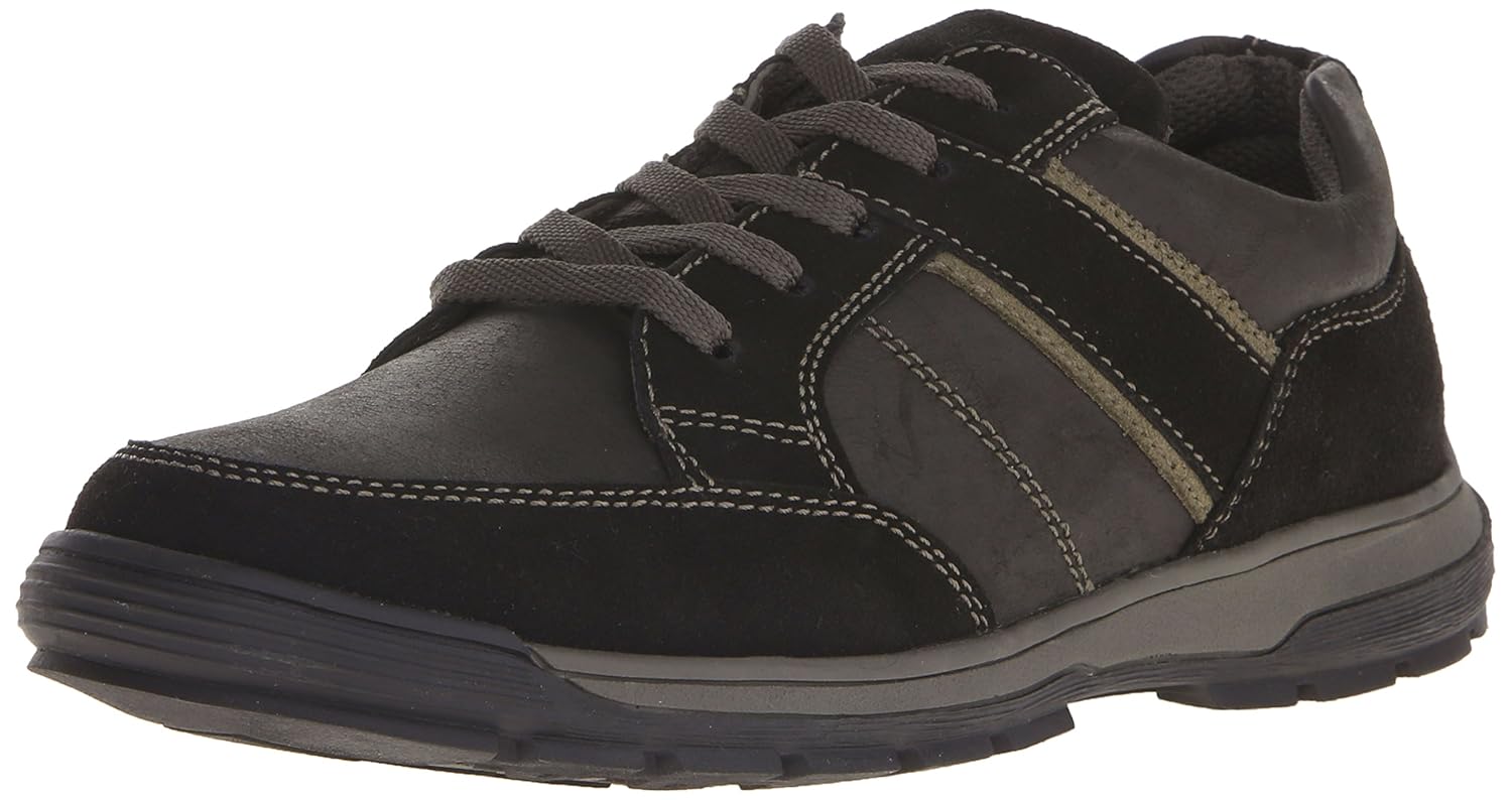 Amazon Com Nunn Bush Men S Layton Moc Toe Sport Oxford Charcoal