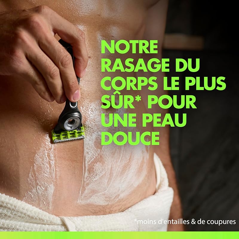 Labs Body + Intimate Lames de Rasoir Homme, Pack 12
