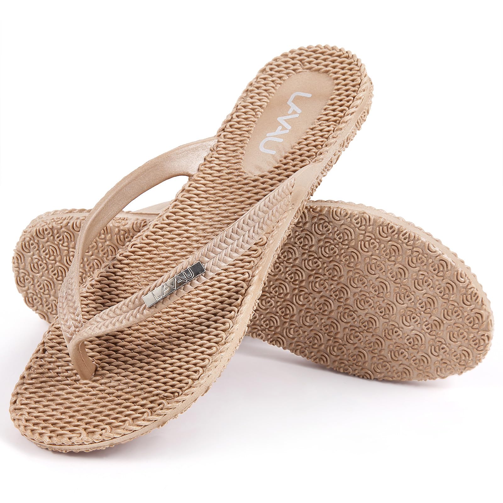 Photo 1 of LAVAU Beach Sandals for Women 2024, Cute Summer Water Shoes for Vacation, Travel and Hiking, Waterproof and Quick Drying SS901-W-xing-7