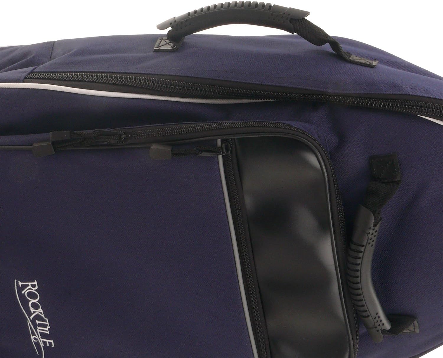 Rocktile 3/4 and 7/8 Classical Guitar Gig Bag Padded + Backpack Straps Blue, 3/4 und 7/8 - Image 4