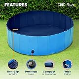 Cool Paws Foldable Paddling Pool for Dogs & Kids – S–XL, Leakproof view 7
