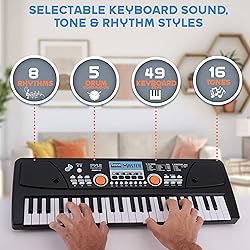 Pyle Electric Keyboard Piano 49 Keys - Portable