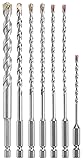 Bosch 7 pc. Hex Shank Hammer Drill Masonry Bit Set