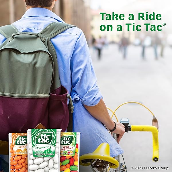 TIC TAC FLAVOR VARIETY PACK, BULK 12 PACK, ON-THE-GO REFRESHMENT, 1 OZ EACH