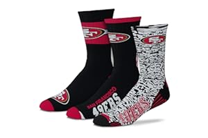 FBF Originals - Mens Stimulus Crew Length Team Football Socks - 3 Pack