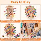 Japace Wooden Montessori Board Game Dont Let the Ball Drop 4–8 yrs view 5