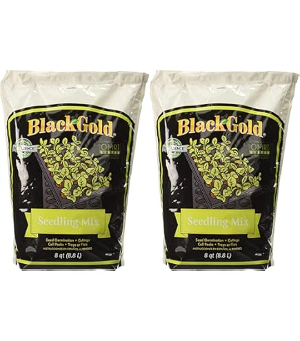 Brown & Seedling DA'S Thermal 定価30800円 Amazon.com: Black Gold Seedling Mix, 8 quart : Patio, Lawn