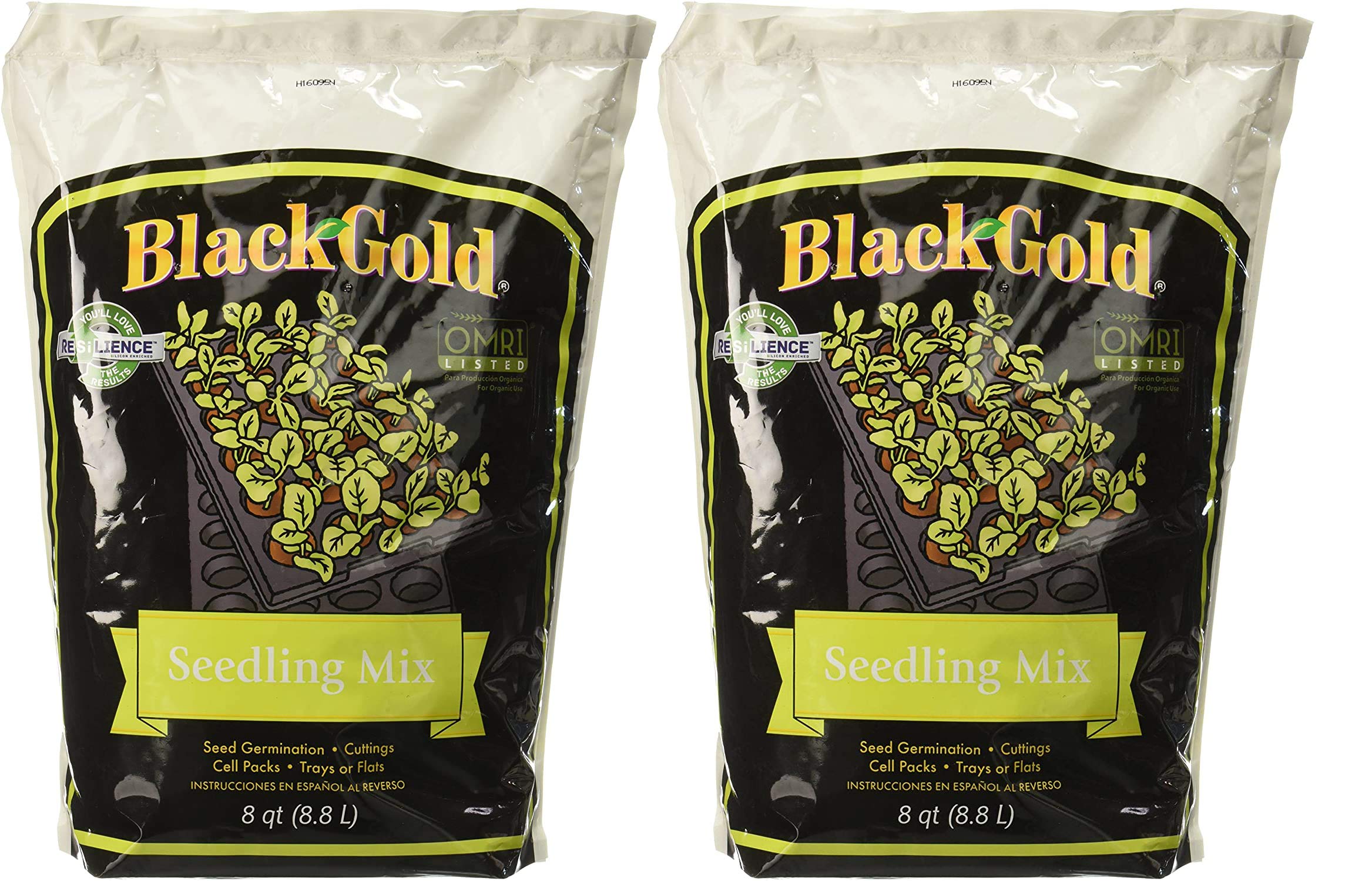 Photo 1 of **ONLY 1 PACK** Black Gold 1311002 8-Quart Seedling Mix (2 Pack)