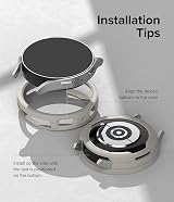 Ringke Air Sports Case for Samsung Galaxy Watch 6 44mm Warm Gray TPU Protective view 5