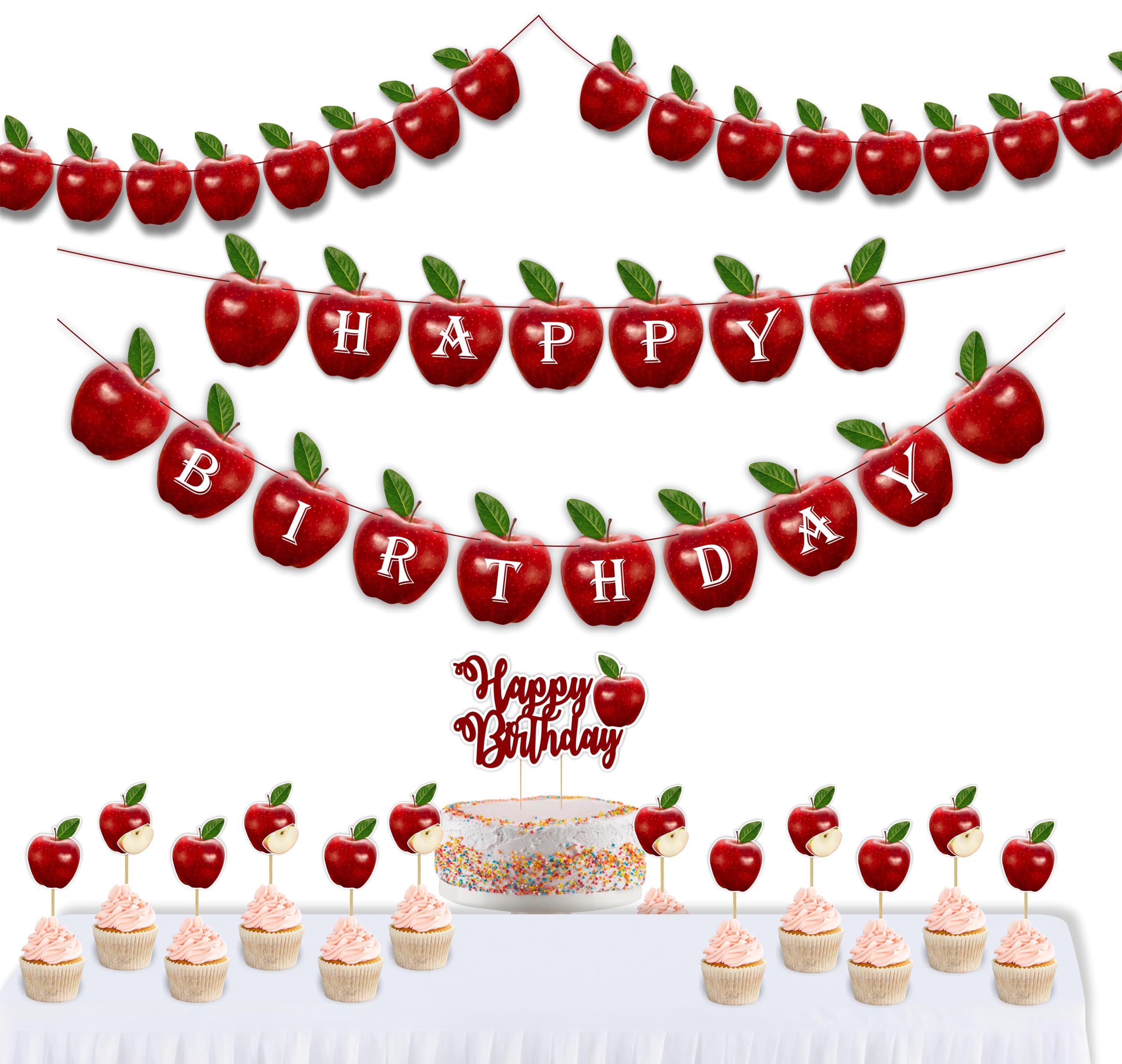 Seyal® Apple Theme Birthday Party Supplies