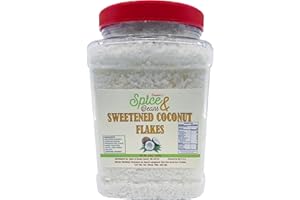 Dasher's Spice & Beans Premium Coconut Flakes | Sweetened | Packed in the USA | (1.5 lb.)