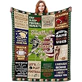 Football Blanket Gifts for Boys Men Sport Lovers,Soft Warm Sport Blankets and Throws Outdoor,Unique Football Gifts for Team 50"x40"