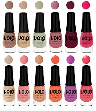 Volo Color Rich Toxic-free Perfect Shine Nail Polish (Set of 12)