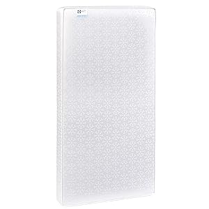 Sealy Baby Cool Comfort Premier 2-Stage Lightweight Waterproof Standard Toddler & Baby Crib Mattress – Soybean Cool Gel Memory Foam, 51.63