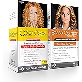 Color Oops Extra Conditioning Hair Color Remover and Brass Correct Bundle, Hair Dye Remover Processes in 20 Minutes, Safely Removes Permanent & Semi-Permanent Dye, Neutralize Brassy Tones
