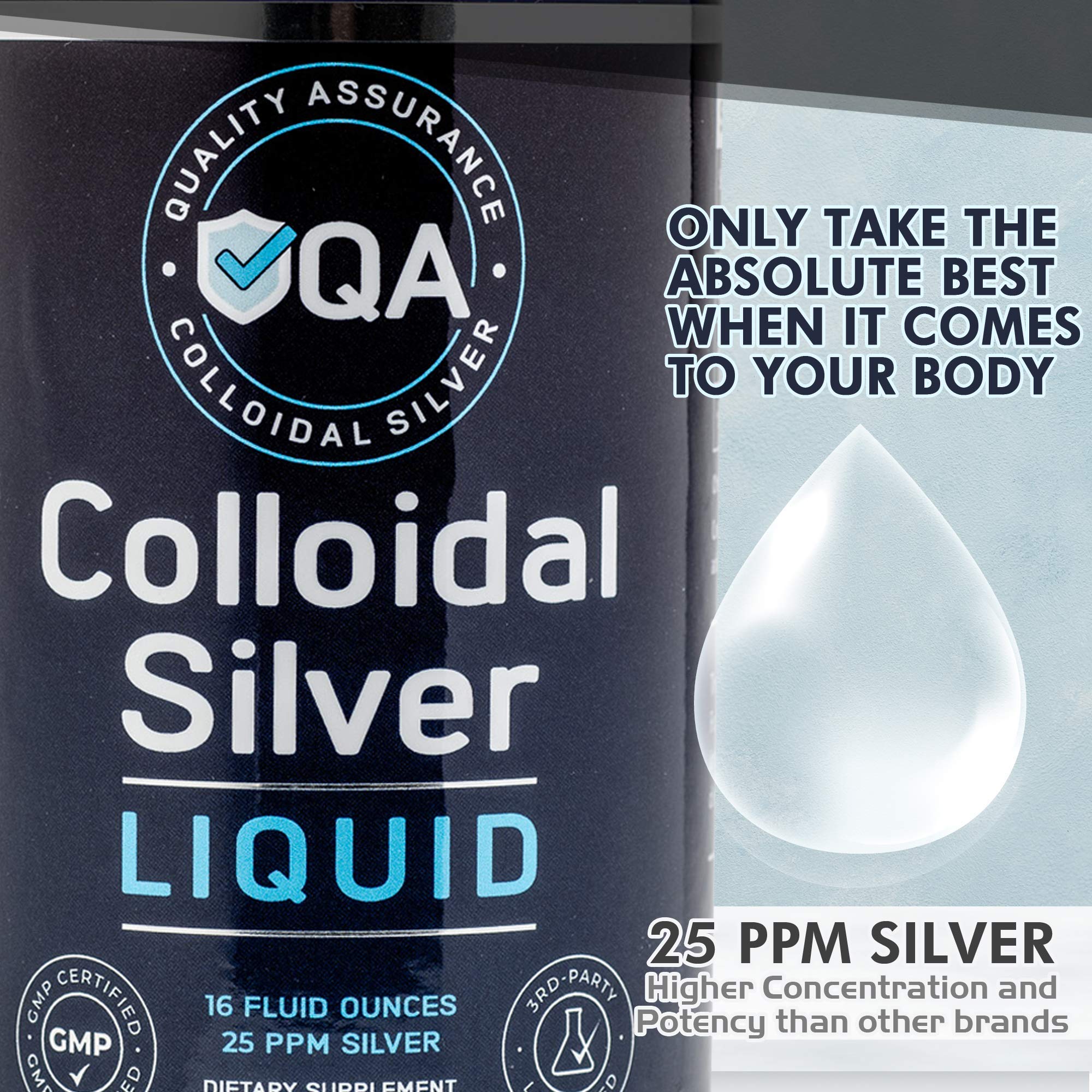 QA Colloidal Silver Liquid 25 ppm Pure Colloidal Sil...B08FXYVXW3