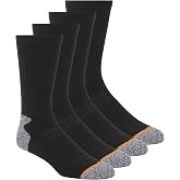Weatherproof Men's 4 Pack Terry Crew Socks
