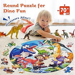 TALGIC Dinosaur Puzzles for Kids Ages