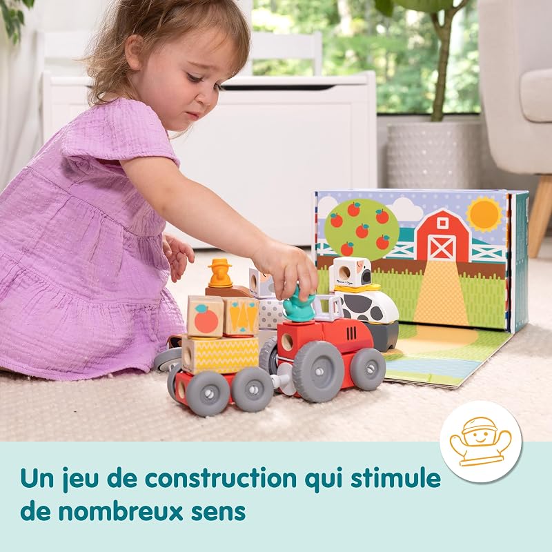 - Blockables - La Ferme 56 Pièces - Jouet En Bois