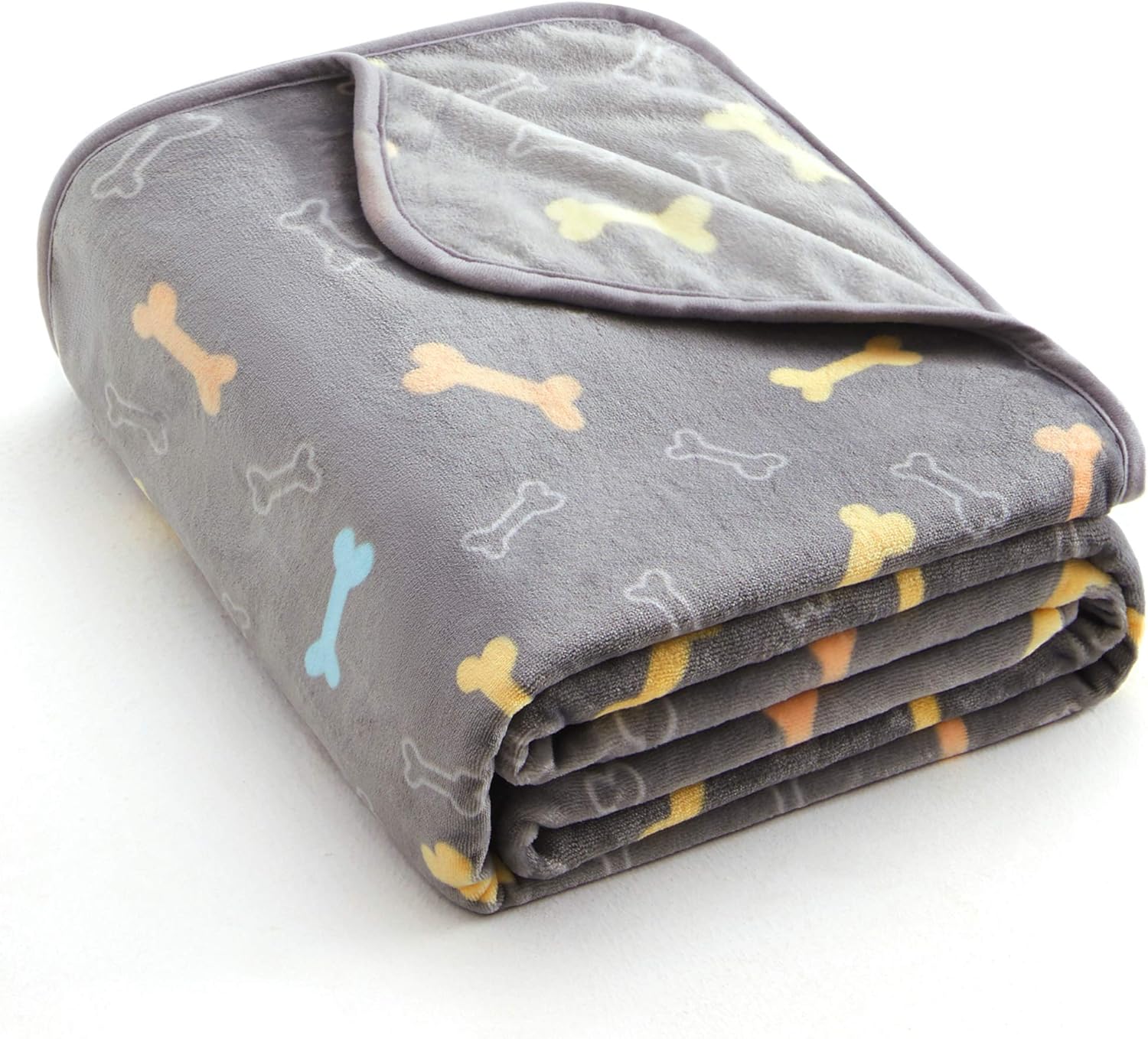 ALLISANDRO Extra Softness and Fluffy 350 GSM Lightweight Microplush Fleece Throw Blanket for Small, Medium and Large Dogs, Puppies, Cats and Kittens, All Season Machine Washable Pet Bed Mat