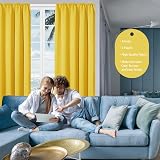 Deconovo Blackout Curtains Pencil Pleat Thermal Insulated 55 x 114 One Pair view 6