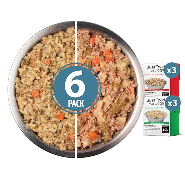 JUSTFOODFORDOGS PANTRY FRESH WET DOG FOOD VARIETY PACK,...