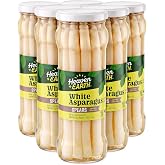 Heaven &amp; Earth White Asparagus Spears 12.5oz (6 Pack) | All Natural, Zero Fat, Low Calorie, Perfect for Snacking