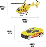 Teamsterz 7535-73614 Helicopter & Car Toy Set - Multicolour view 4