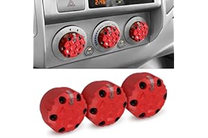 DUBBS HARDWARE 2nd Gen Tacoma Accessories AC Knob Upgrade - 2005,2006,2007,2008,2009,2010,2011,2012,2013,2014,2015 Tacoma Climate Control Dial Mods Set - 2nd Gen Tacoma Mods - for Toyota Interior Replacement Kit