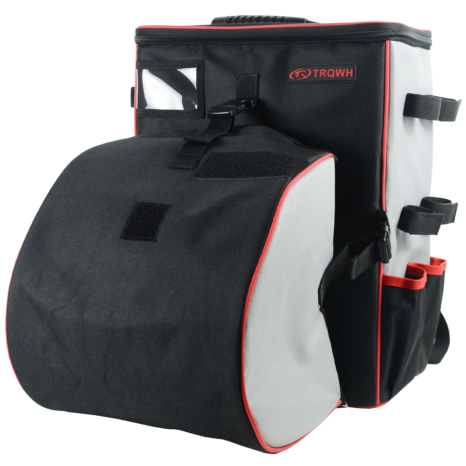 Photo 1 of TRQWH Welding Tools Backpack for Men Extreme Gear Pack with Helmet Catch Large Capacity Waterproof Reinforced Bottom Multipurpose Welding Bag
