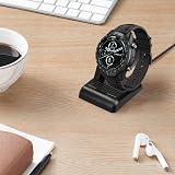 kwmobile Docking Station Charger Cable Stand for Ticwatch Pro 5 3 Lite E3 Black view 3