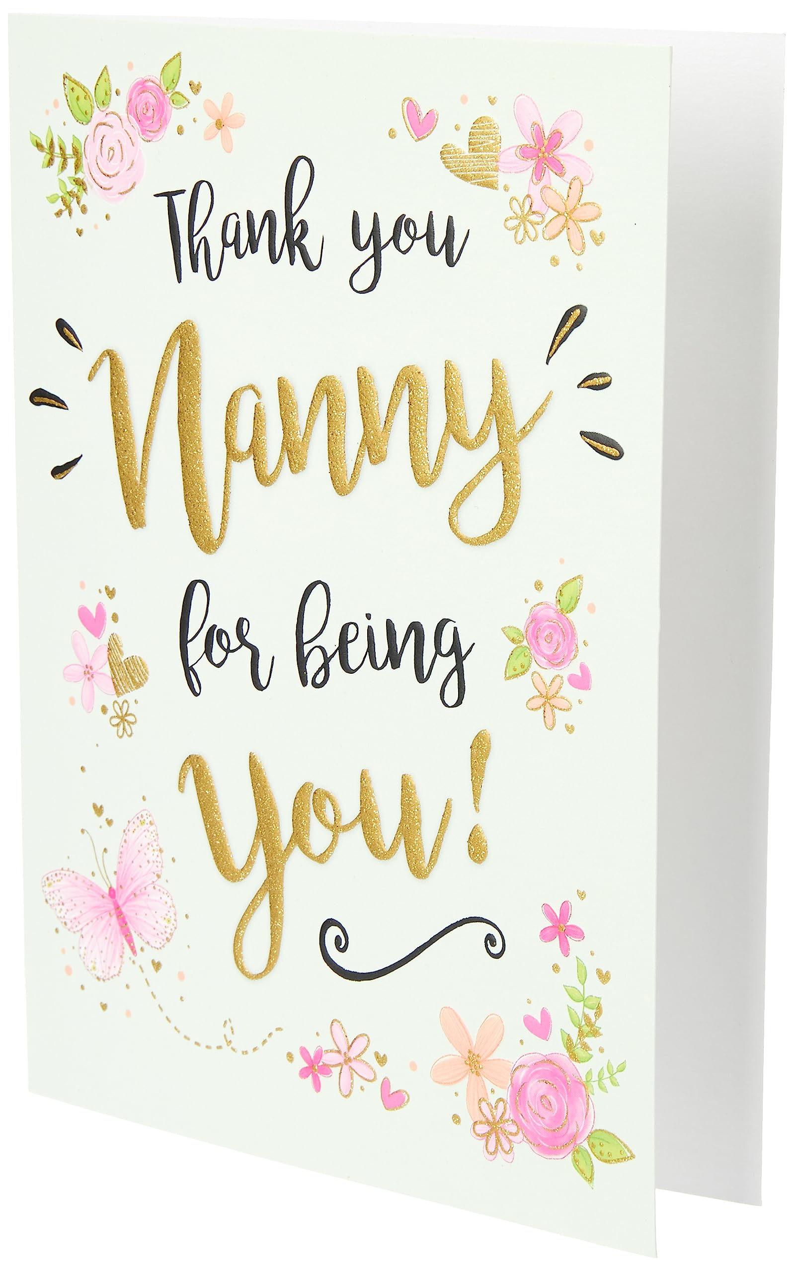 Piccadilly Greetings Modern Birthday Card Nanny - 8 x 6 inches