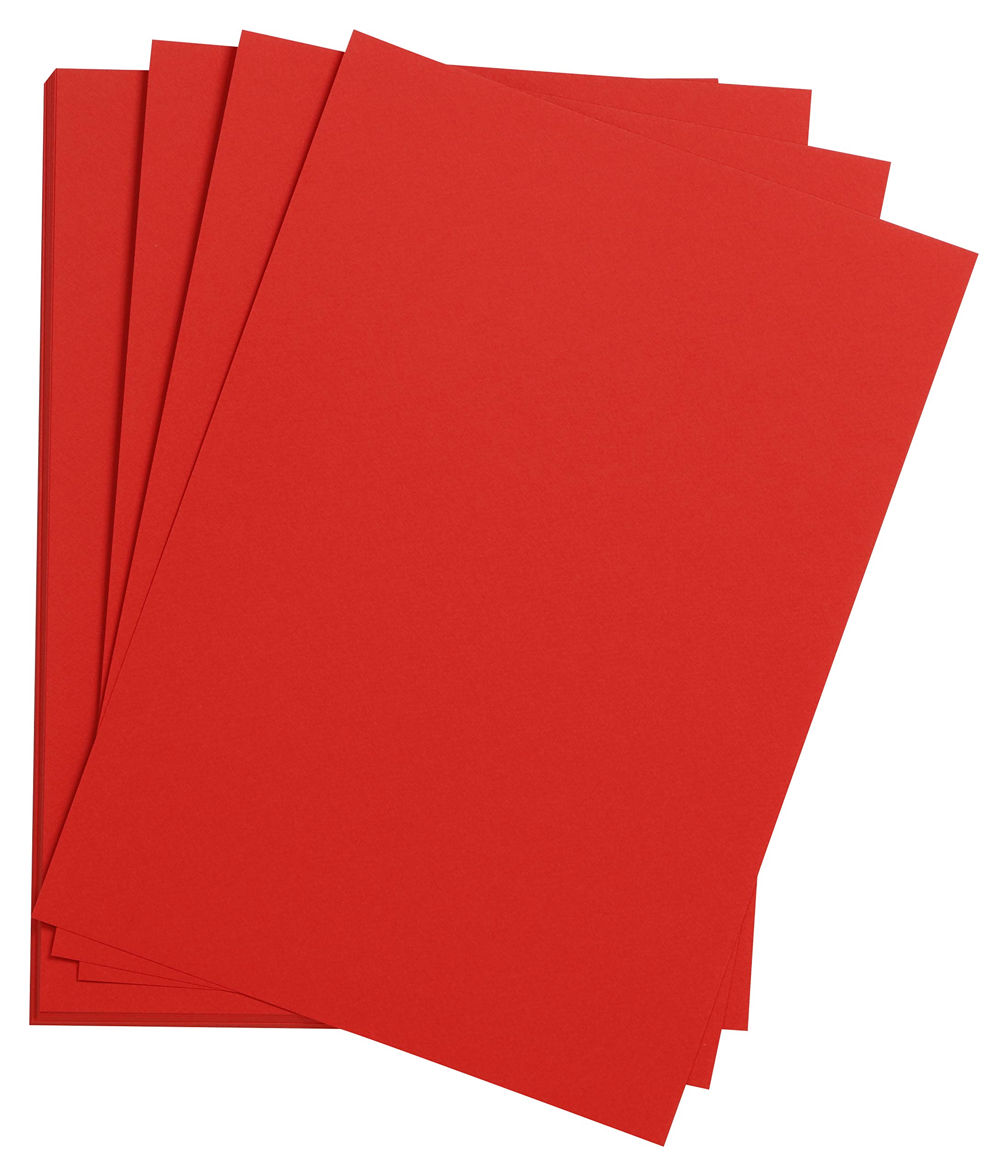 Clairefontaine - Ref 90774C - Etival Coloured Grained Drawing Paper (Pack of 25 Sheets) - A3 (42 x 29.7cm) - 160gsm Cellulose Art Paper - Poppy - Acid Free, pH Neutral — image 1
