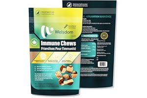 Welsdom Pets Cat Immune Chew - 60 Chews | Immune Support Tablets for Cats | Amino Acid & Botanical Formula | Antioxidant & Nu