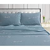 Tribeca Living SASL170SHEEKIBL Deep Pocket Sheet