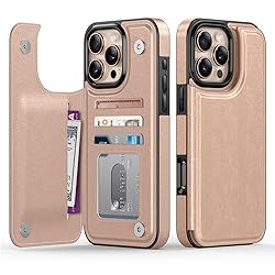 Goodon for iPhone 16 Pro Max Case Wallet - Flip